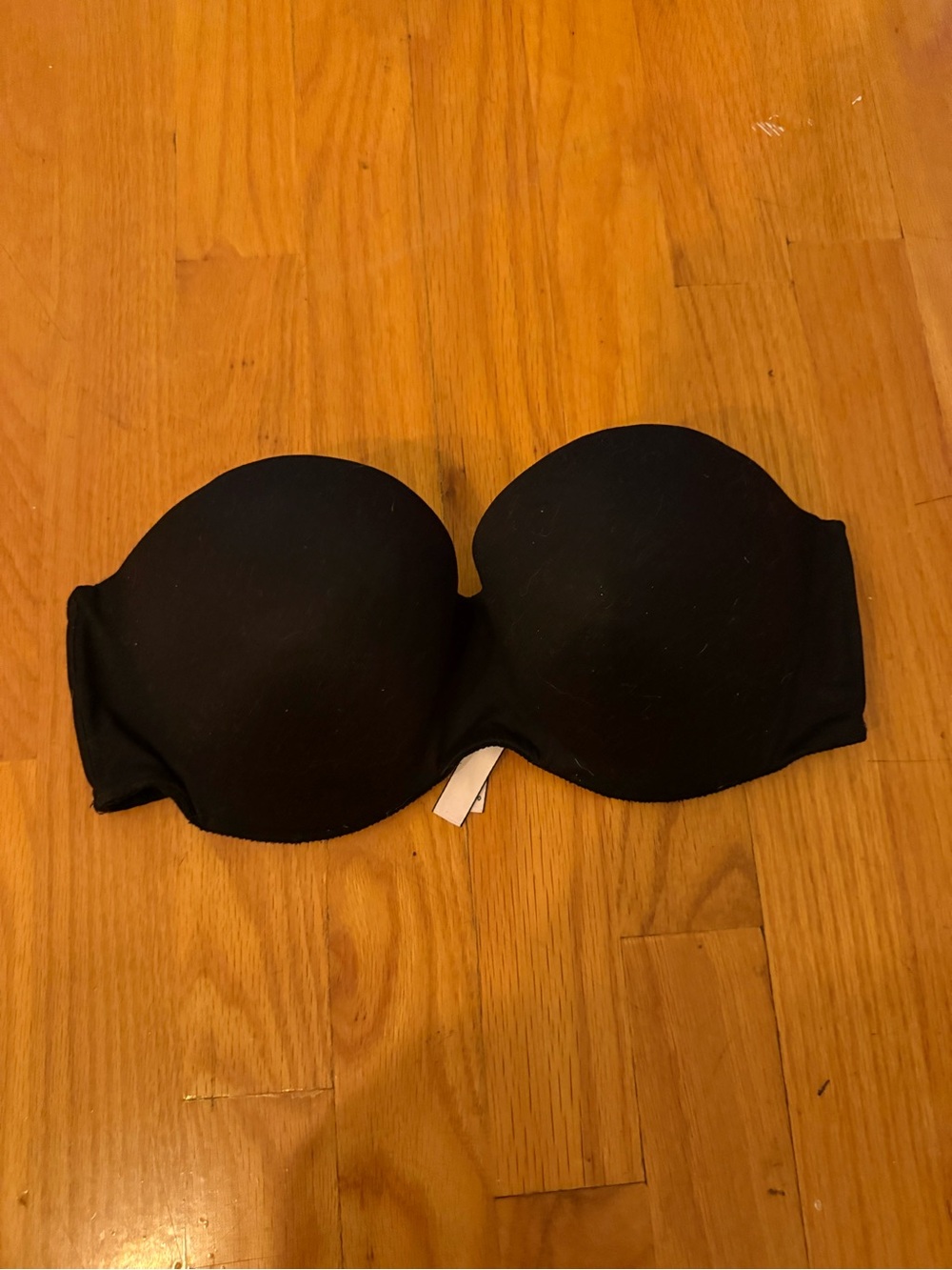 Victoria's Secret Black Strapless Bandeau Bra